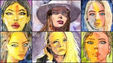 Watercolor Portrait Painting Fun And Easy Exercises