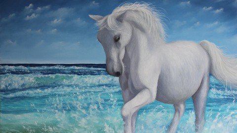 Oil Painting Horse