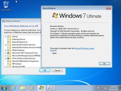 Microsoft Windows 7 Ultimate SP1 Multilingual  Preactivated October 2022 (x64)