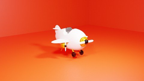 Designing 3D Plane Model For Nft And Metaverse Projects