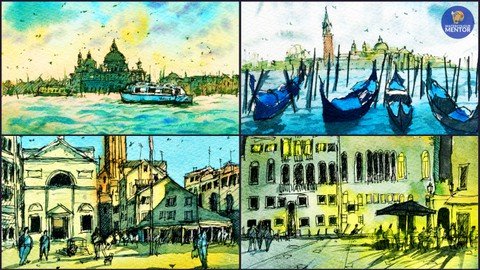 Watercolor Painting Essentials 8 Classic Venice Landscapes