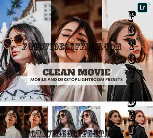 Clean Movie Lightroom Presets Dekstop and Mobile