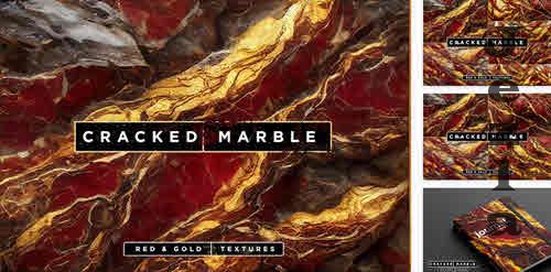 Red & Gold Cracked Marble Textures - 10214651 Red & Gold Cracked Marble Textures - 10214651