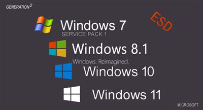 Windows 7 8.1 10 11 AIO x64 22H2 PPro ESD en-US October  2022