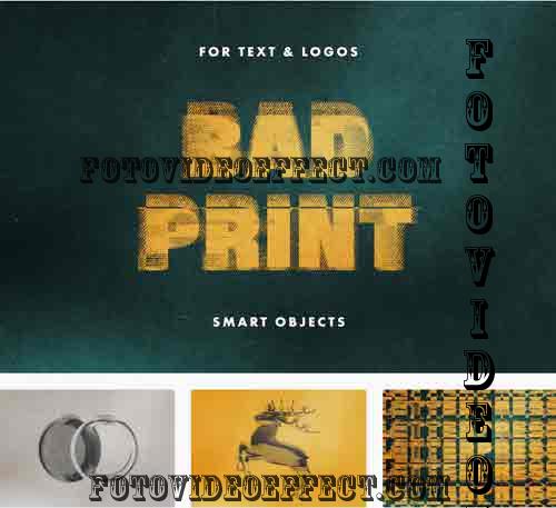 Bad Print Photoshop Effect - 10266912
