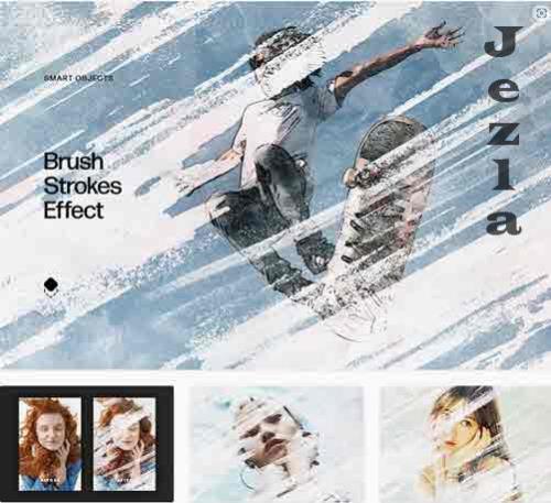 Brush Strokes Photo Effect - 10270239