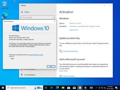 Windows 10 Pro 21H2 Build 19044.2130 With Office 2021 Pro Plus Multilingual
