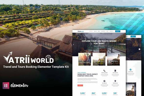 ThemeForest - Yatriiworld – Travel & Tours Booking Elementor Template Kit/33220185