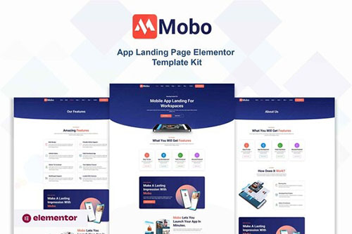 ThemeForest - Mobo - App Landing Page Elementor Template Kit/36542658