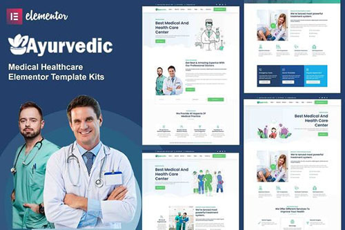 ThemeForest - Ayurvedic - Medical Healthcare Elementor Template Kits/34065210