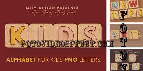 Alphabet for Kids - 3D Lettering - 10277707