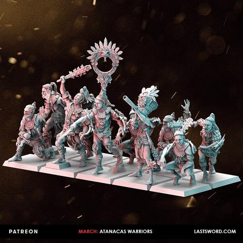 Last Sword Miniatures - Atanakas Warriors 3D Print