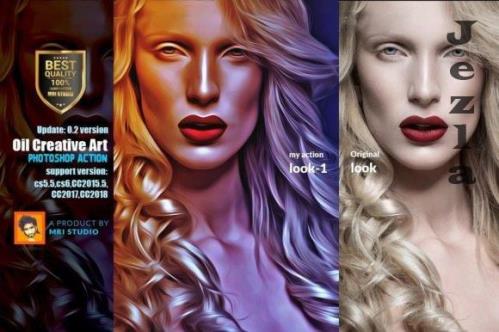 Oil Creative Art Action - 455771