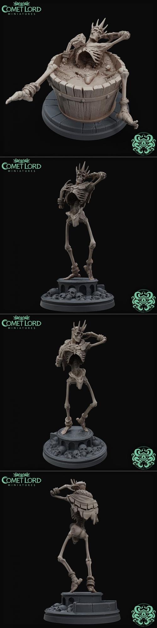 Comet Lord Miniatures - Stupid Sexy Lich 3D Print