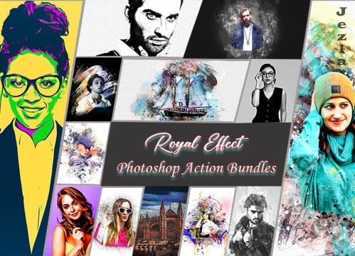 Royal Effect Photoshop Action Bundle - 10284894