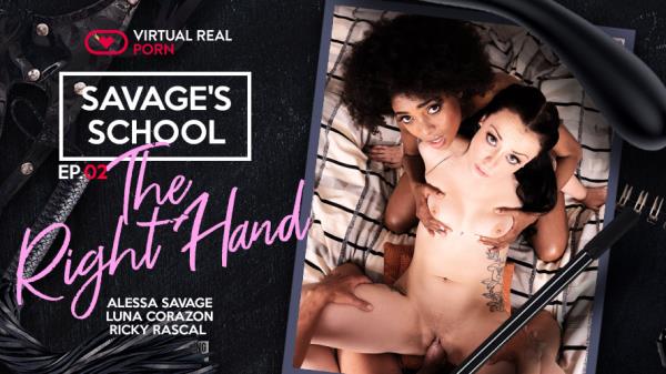 VirtualRealPorn: Alessa Savage, Luna Corazon (Savage's School: The Right Hand - ep. 02) [Oculus Rift, Vive | SideBySide] [2700p]