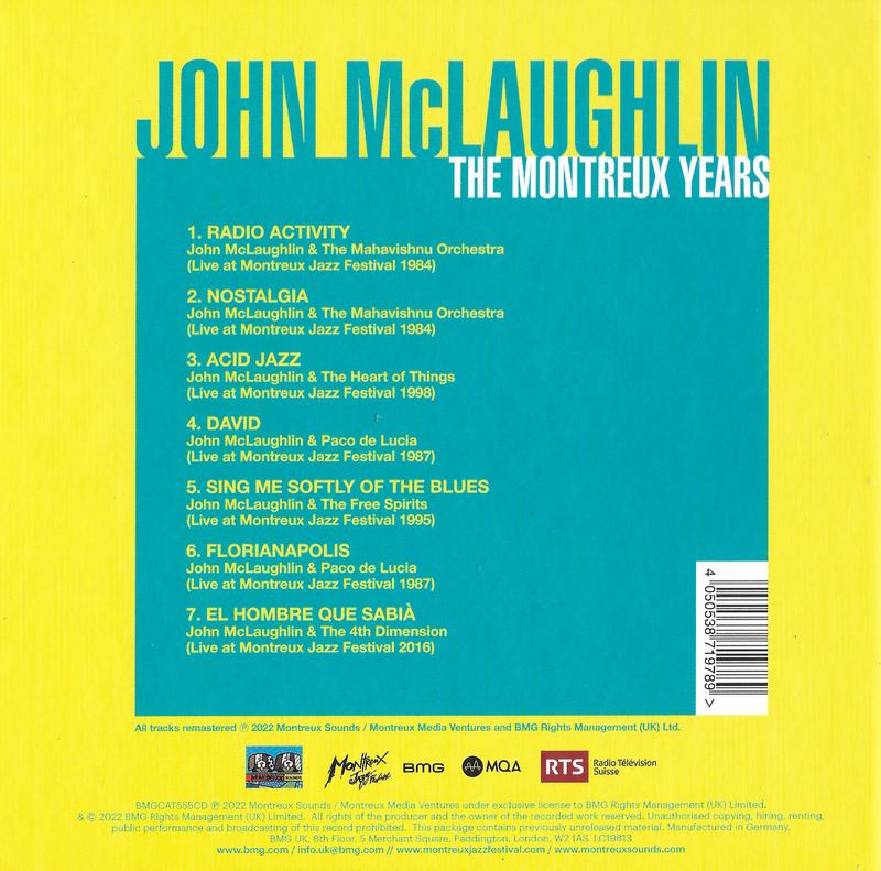 John McLaughlin - The Montreux Years (2022)  Lossless