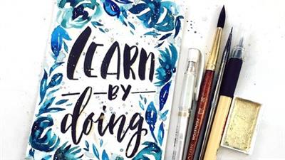 Anyone Can Brush Letter: Modern Calligraphy For  Beginners 6419b2ce4c0694178cdfca144537b7d8