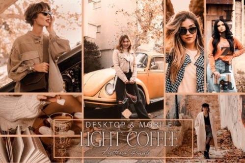 12 Light Coffee Lightroom Presets,Bright