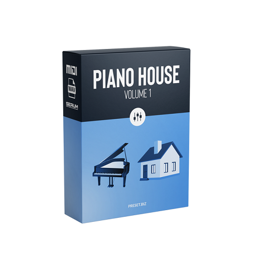 Preset Biz Piano House Vol 1 Wav Serum Midi