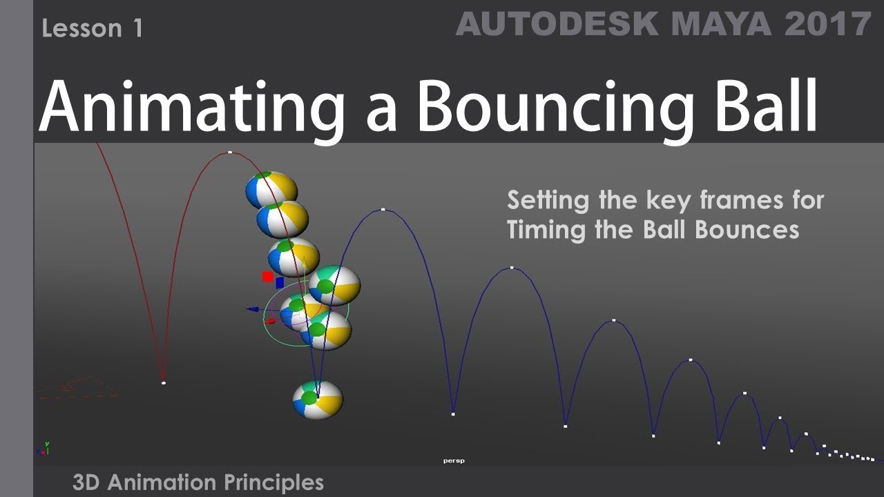 3D Animation - Introduction To The Bouncing Ball
