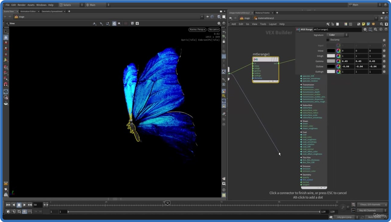 Udemy Magical Butterfly FX in Houdini   SoSISO