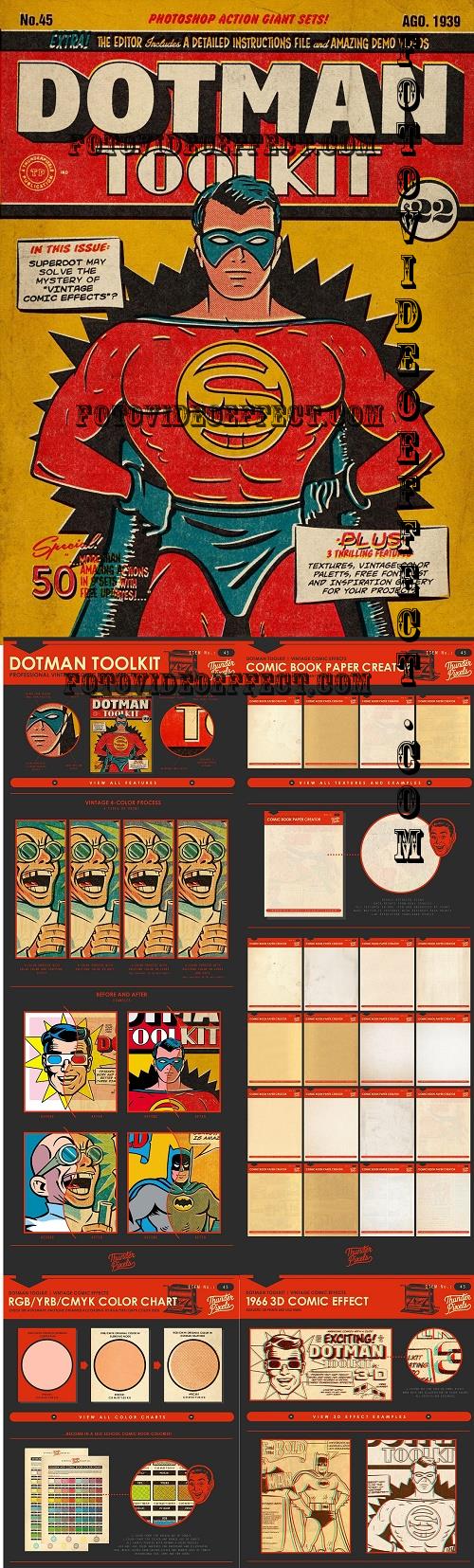 DotMan ToolKit Vintage Comic Effects - 10216652