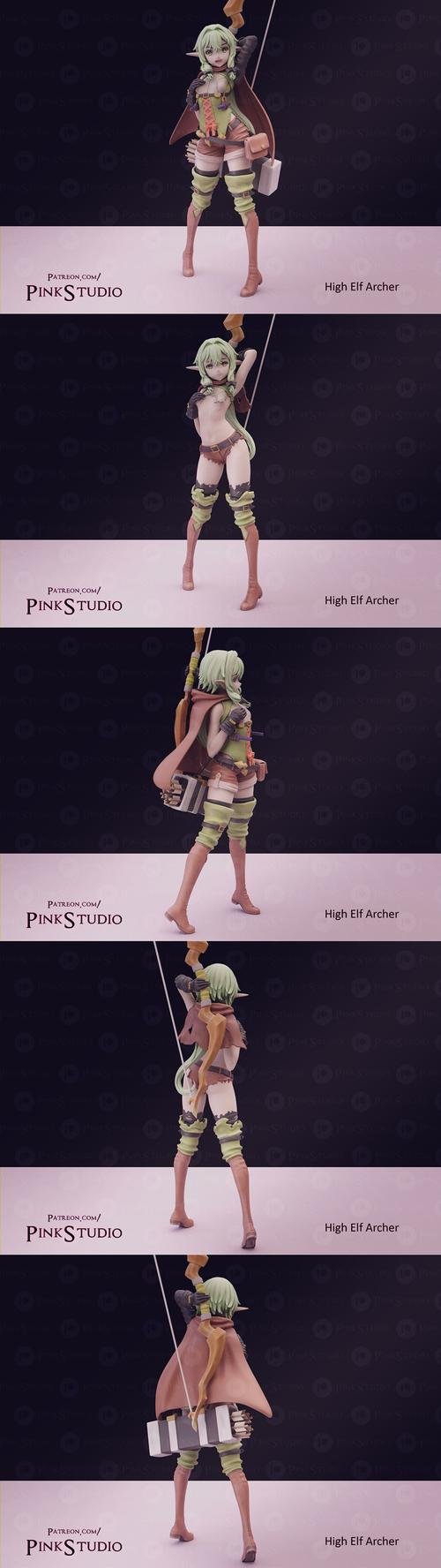 High Elf Archer 3D Print