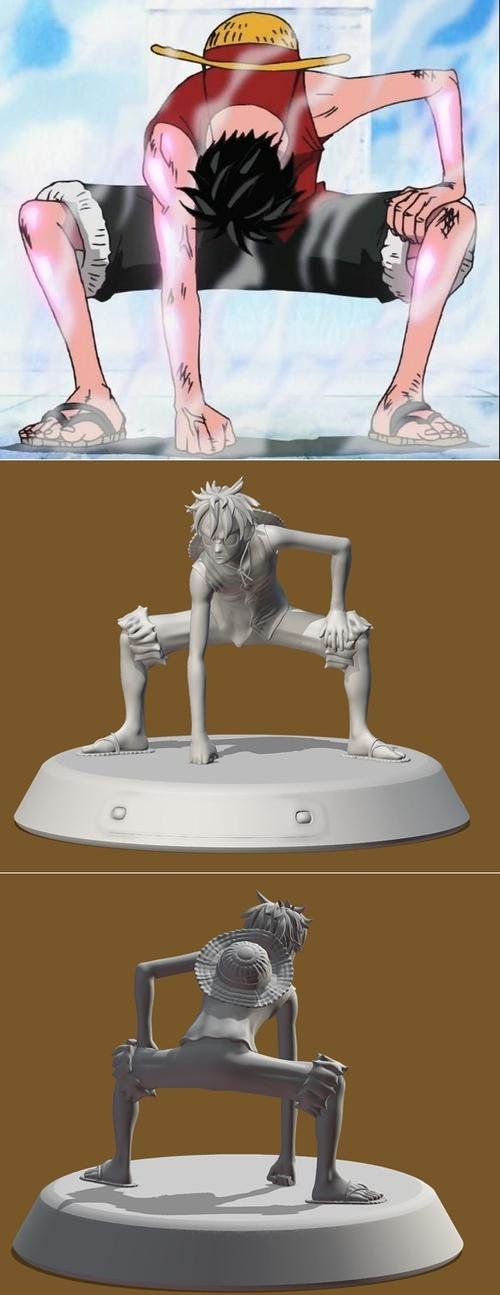 Luffy Gear 2 3D Print