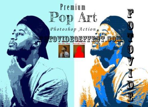Premium Pop Art Photoshop Action - 10304729