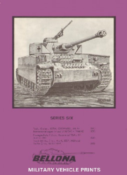 Bellona Military Vehicle Prints: series six