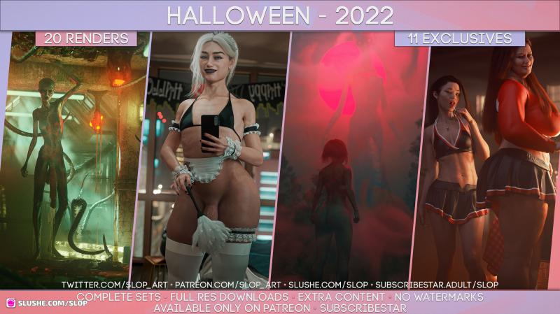 SloP - Halloween 2022 3D Porn Comic