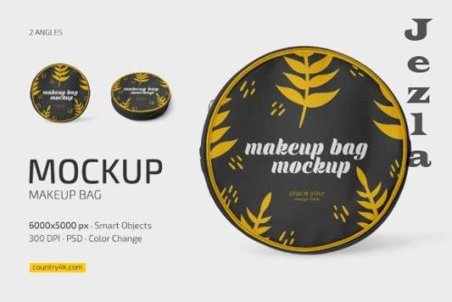 Makeup Bag Mockup Set - 10312639