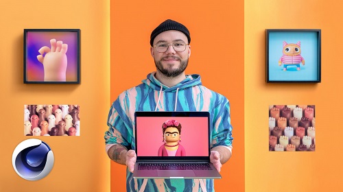 Domestika - 3D Self-Portrait Creation for Social Media in Cinema 4D