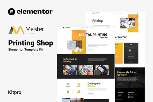 ThemeForest - Meister - Printing Shop Elementor Template Kit/40325727
