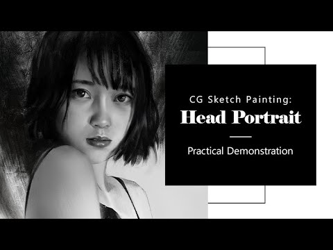 CG Sketch Painting - Head Portrait