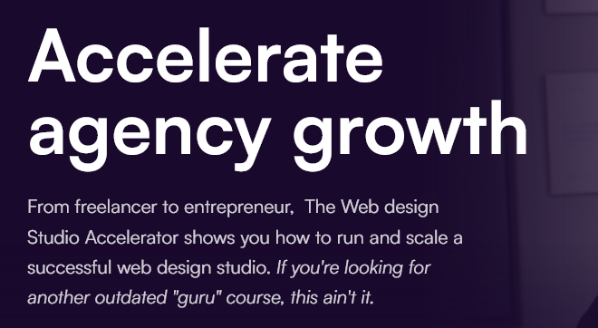 John D Saunders – Web Design Studio Accelerator 2.0