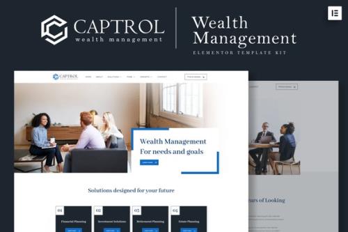 ThemeForest - Captrol - Wealth Management Elementor Template Kit/40439010