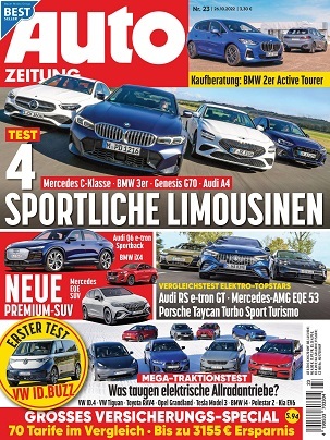 Auto Zeitung Magazin Nr 23 vom 26 Oktober 2022