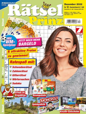 Rätsel-Prinz Magazin Nr 12 Dezember 2022