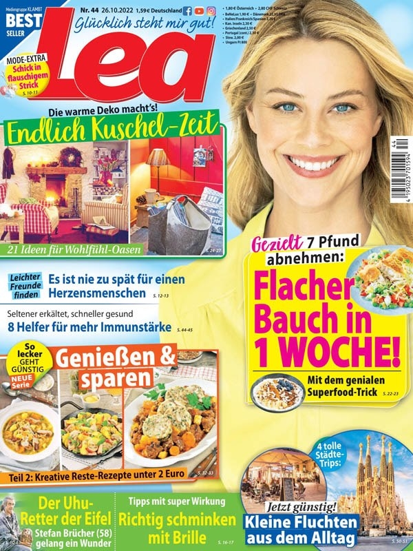 Lea Frauenmagazin Nr 44 vom 26 Oktober 2022