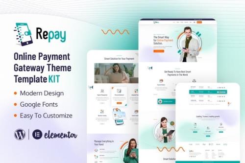 ThemeForest - Repay Payment Gateway Elementor Template Kit/40384814