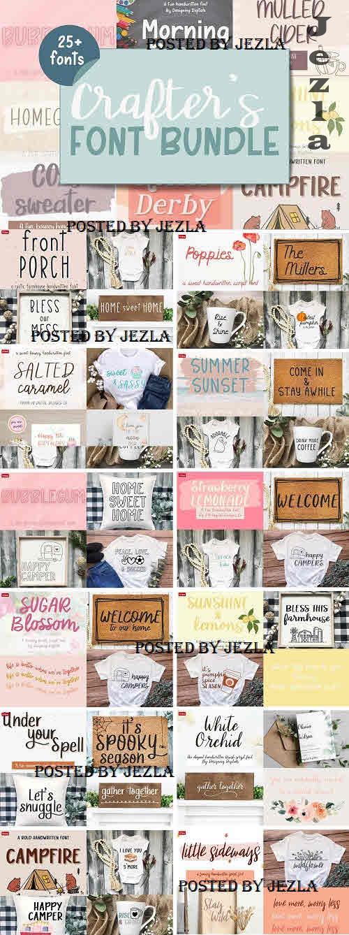 Crafter's Handwritten Font Bundle - 7580667