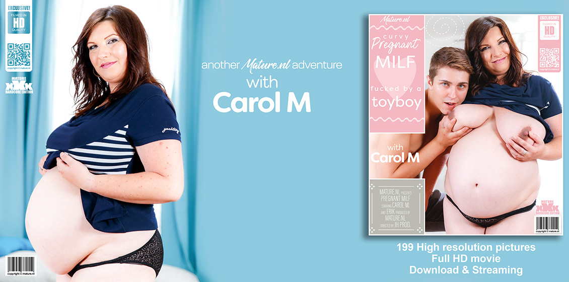 [Mature.nl] Carol M. (35), Erik (18) - Toyboy stranger seducing pregnant curvy Milf Carol M. for a steamy fuck (14574) [25-10-2022,  1080p, SiteRip]