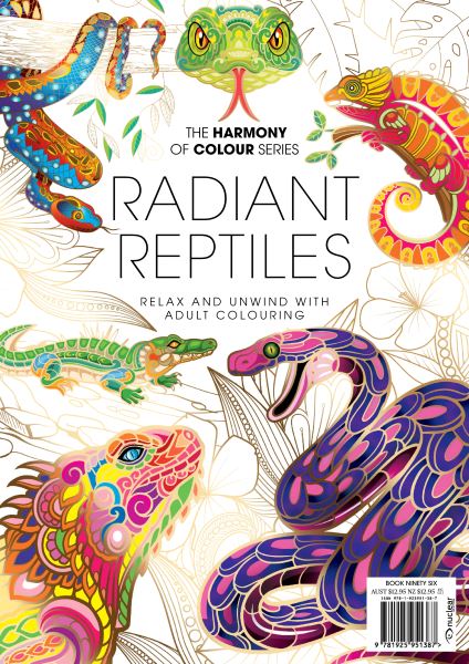 Картинка Colouring Book: Radiant Reptiles – October 2022