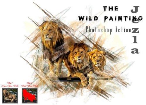 The Wild Painting Photoshop Action - 10320676 The Wild Painting Photoshop Action - 10320676