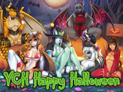 Knight_dd - YCH Happy Halloween Final