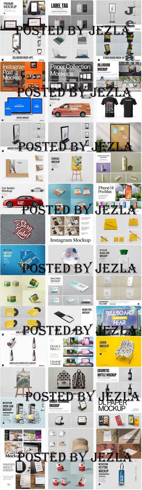 Sagesmask Shop Mockup Bundle 01 - 48 Premium Graphics