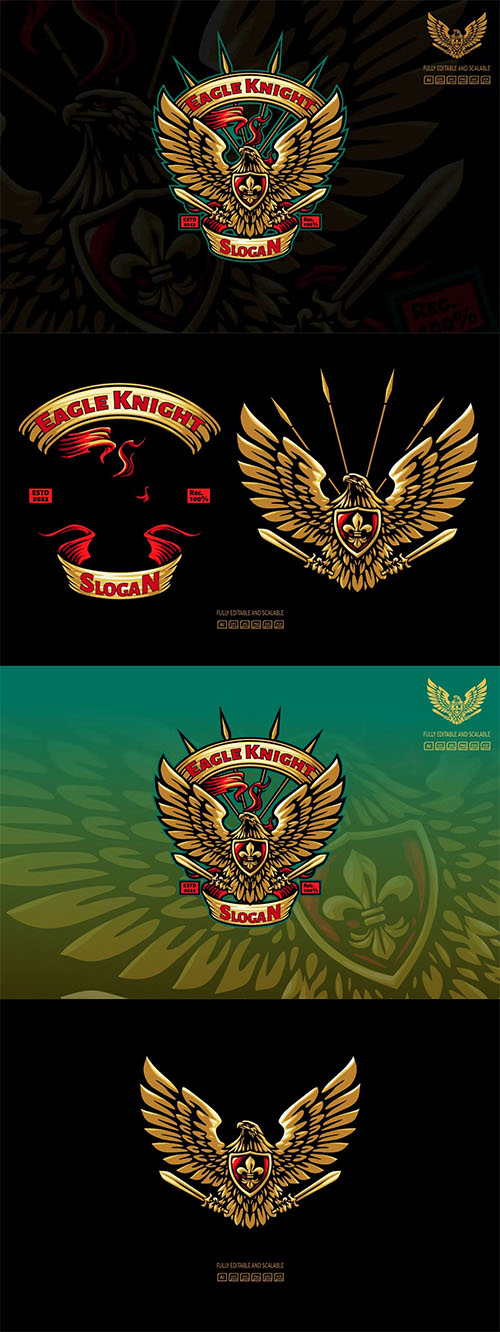 Eagle Knight Logo Template