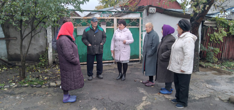 Сход граждан с главой Рассыпнянской поселковой администрации